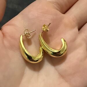 Elegant Gold Hoop Earrings